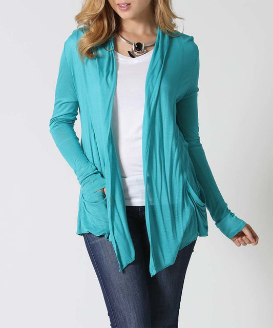 Scuba Blue Open Cardigan