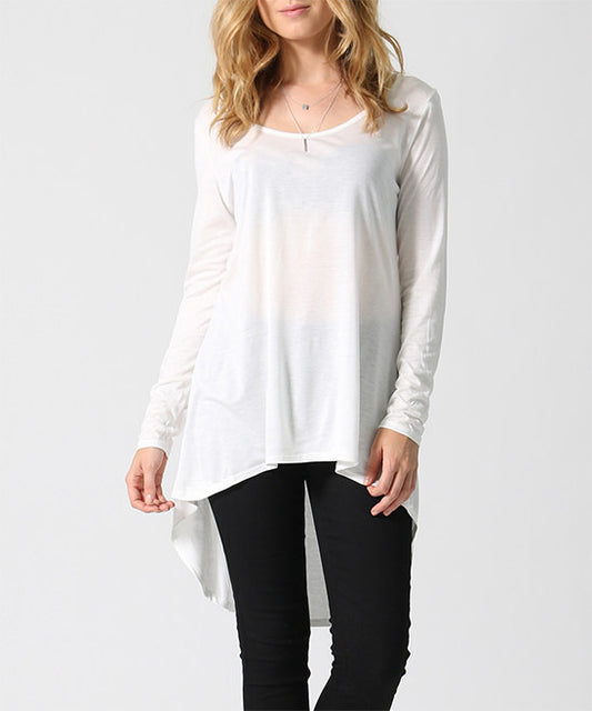 Ivory High-Low Tunic